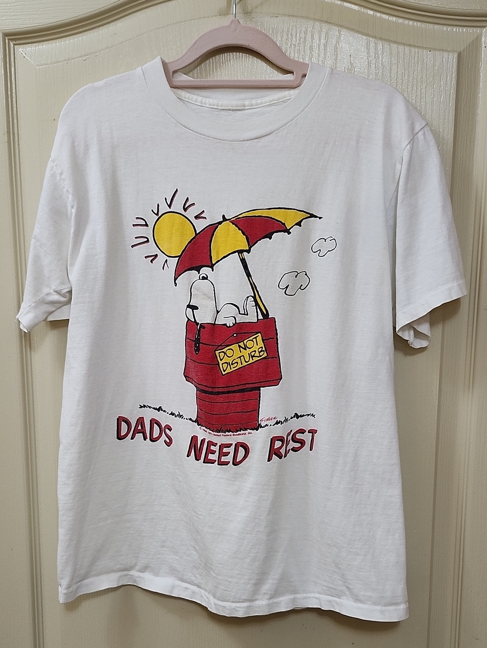 Vintage Snoopy 'Dads Need Rest' Graphic Tee